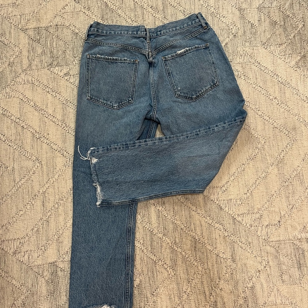 AGOLDE Riley High Rise Straight Crop Jean. - Picture 8 of 9